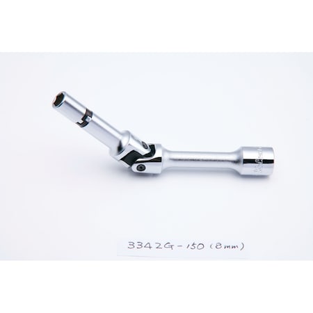 Ko-Ken Universal Socket 8mm 6 Point 150mm For Glow Plug 3/8 Sq. Drive 3342G.150-8